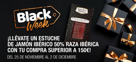 regalo estuche jamon black week 